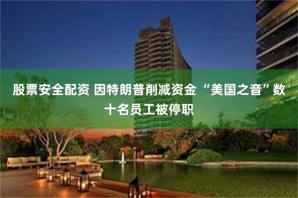 股票安全配资 因特朗普削减资金 “美国之音”数十名员工被停职