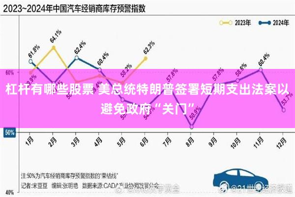 杠杆有哪些股票 美总统特朗普签署短期支出法案以避免政府“关门”