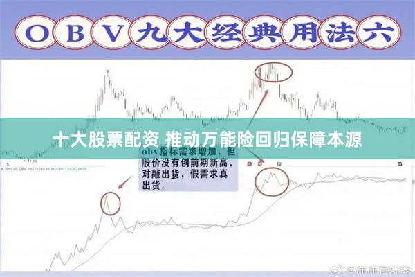 十大股票配资 推动万能险回归保障本源